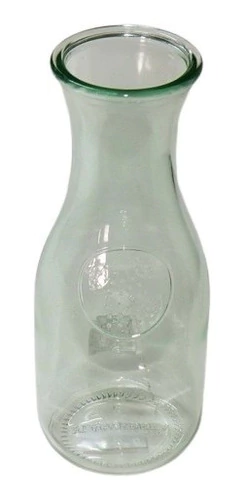 Botella Mediana De Vidrio Sin Tapa