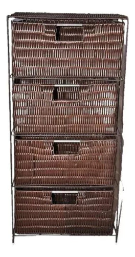 Cajonera De Plastico - Cuatro Cajones