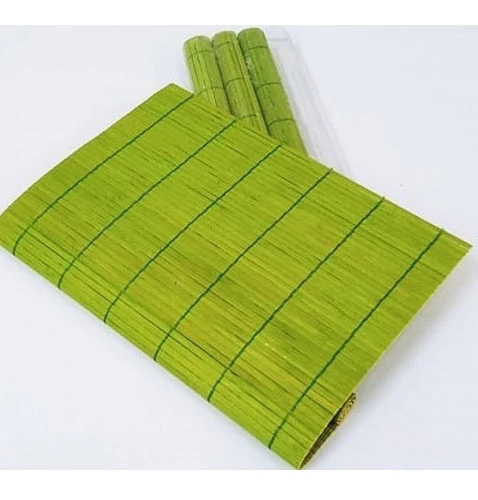 Individuales Verdes De Bambú (set X4)