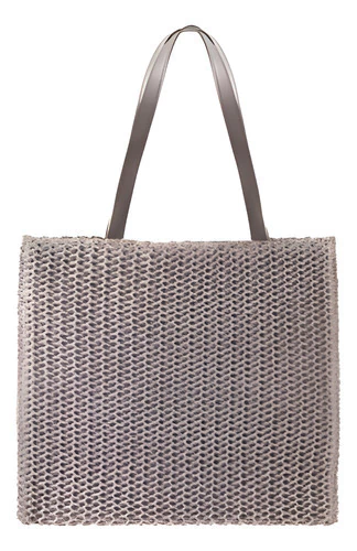 Bolso Cartera De Rafia Negro O Gris Playa Envío Gratis- Form