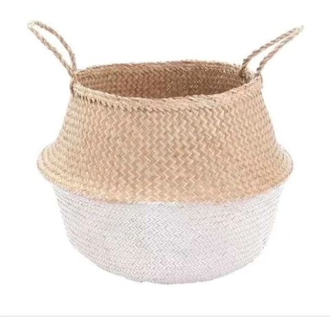 Canasta Macetero Mimbre Seagrass + Envio Gratis