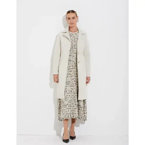 CASACO LONGO EM TRICOT DUBLADO