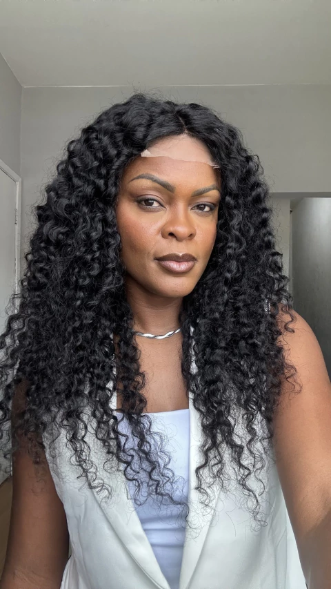 Lace front Samanta cabelo humano cacheado - comprar online