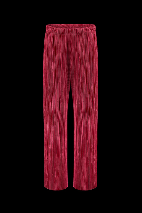 Calça Plissada magenta