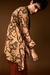 Kimono estampa de cobras areia - VENENA