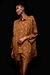 Kimono estampa monograma marrom - VENENA