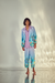 Camisa oversized gola sport viscose lavanda - comprar online