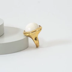 Anillo con cabujon vintage - tienda online