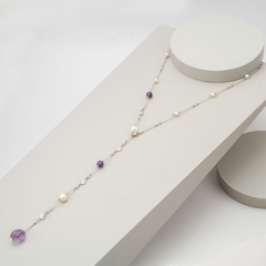 Collar Versatil con Amatistas - tienda online