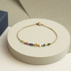 Pulsera multienergética con ojitos