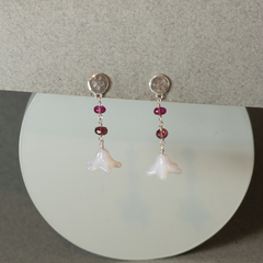 Aros flor de murano - comprar online