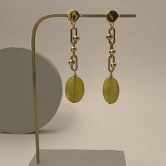 Aros jade oliva - comprar online