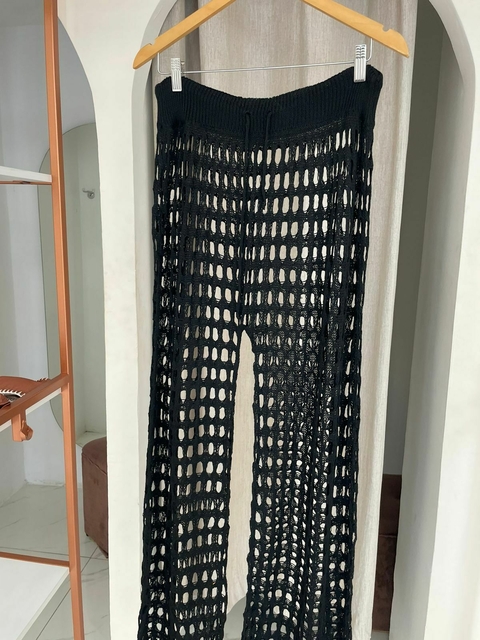 calça tricot preta - comprar online