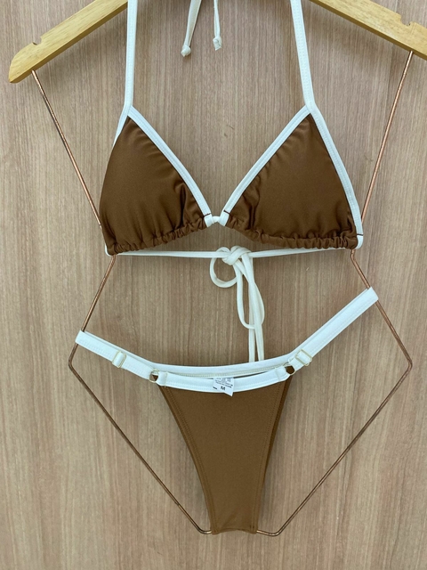 Biquini Marquinha marrom claro - comprar online