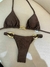 biquini curtininha maresia marrom - comprar online