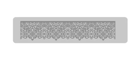 EQ BAJO RELIEVE PUNTILLA 30,5X7 CM COD 104