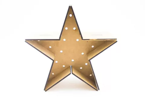 LASER ESTRELLA 3D PARA LUCES 40 CM FF.6