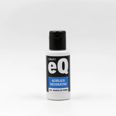 EQ ACRILICO DECORATIVO 50 CC BLANCO DE TITANIO 210
