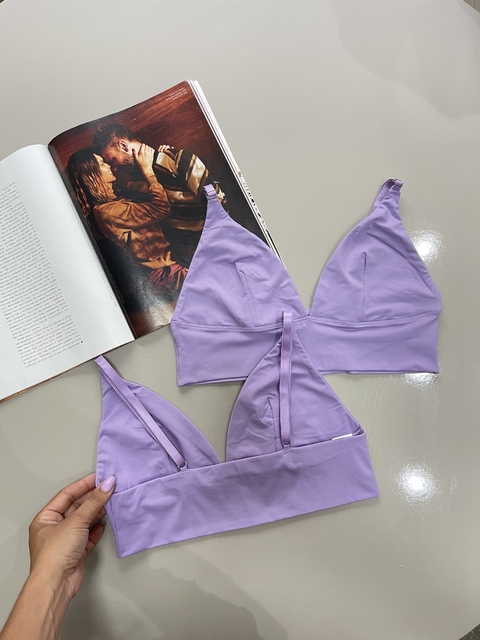 Cropped sem aro- Lilás