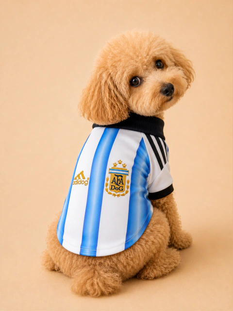 Remera Argentina Adidog (5605)