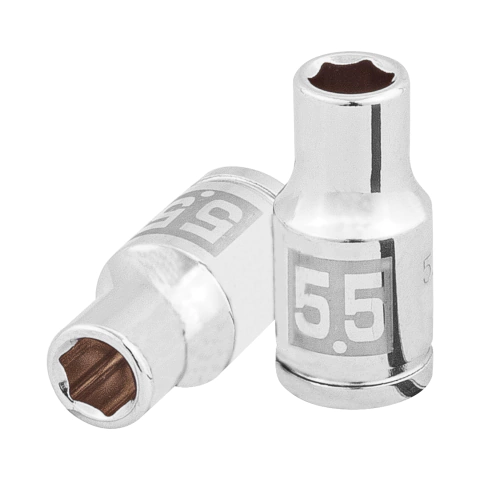 Dado de 5.5 mm, 6 puntas, cuadro 1/4", Truper 100966