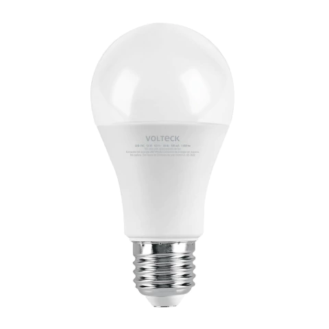 Foco LED 12W (75W) A19, 3000K blanca cálida, 1050lm, blíster, VOLTECK 46861
