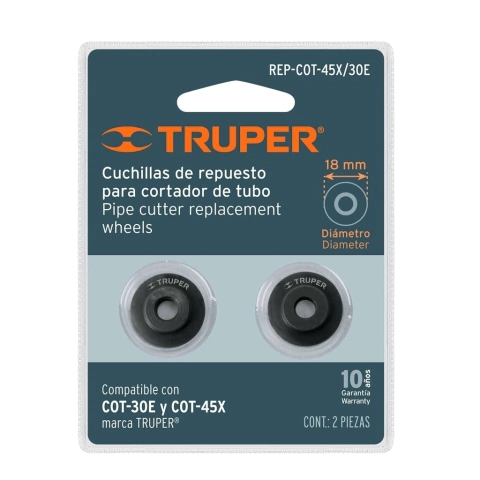 Blister con 2 cuchillas para cortador de tubo COT-30E 12861 - comprar en línea
