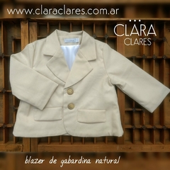 Saco de gabardina beige - comprar online