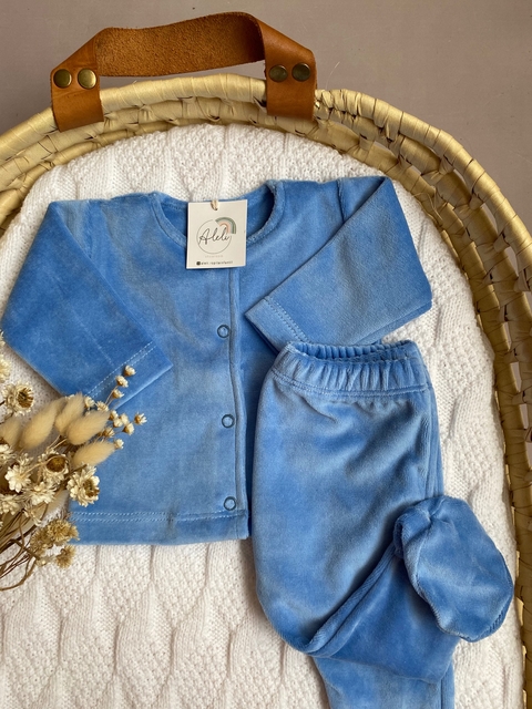 CONJUNTO PLUSH/AZULINO