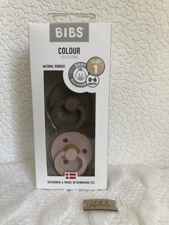 CHUPETES BIBS COLOUR/PACK DARK OAK-BLUSH - comprar online