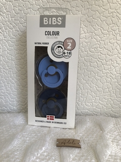 CHUPETES BIBS COLOUR/PACK SKY BLUE-STEEL BLUE - comprar online
