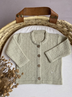 CARDIGAN PLUMETÍ/BEIGE - comprar online