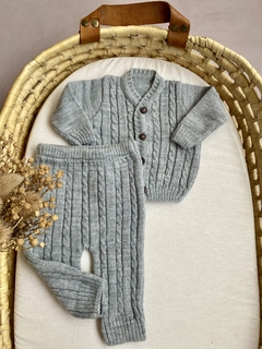 CONJUNTO TEJIDO/GRIS - comprar online