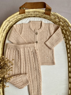 CONJUNTO TEJIDO/ROSA VINTAGE - comprar online