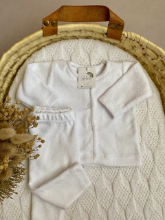 CONJUNTO PLUSH/BLANCO