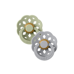 CHUPETES BIBS BOHEME/ PACK SAGE-CLOUD