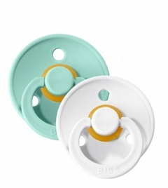 CHUPETES BIBS COLOUR/PACK WHITE-MINT
