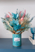 Box floral azul com rosa - comprar online