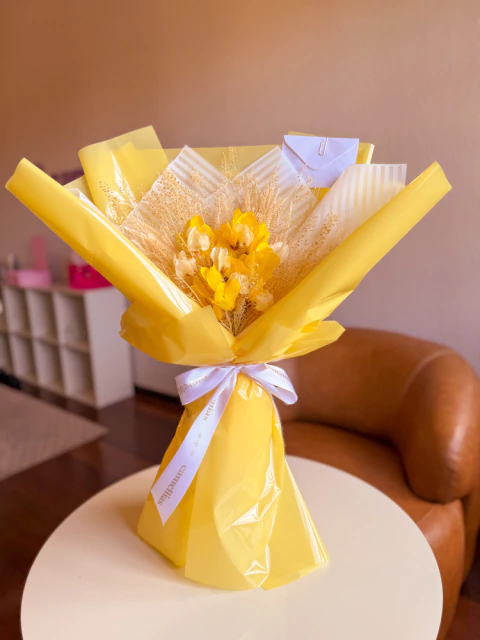 Buquê p amarelo