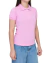 Camiseta Feminina - Gola Polo Rosa - Baby Look. na internet
