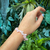 PULSEIRA CASCALHO QUARTZO ROSA - comprar online
