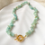 CHOKER CASCALHO AMAZONITA