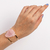 BRACELETE QUARTZO ROSA REGULÁVEL
