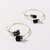 BRACELETE TURMALINA NEGRA DUAS PEDRAS - comprar online