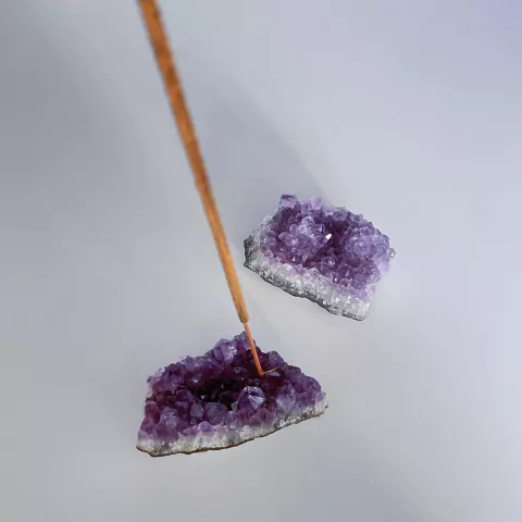 INCENSÁRIO DRUSA DE AMETISTA