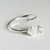 BRACELETE GAIA DRUSA DE CRISTAL - Prateado - comprar online