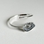 BRACELETE GAIA ÁGATA GEODO - Prateado - comprar online