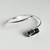 BRACELETE GAIA TURMALINA NEGRA - Prateado - comprar online