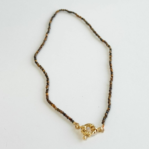 CHOKER MULTIFACETADA OLHO DE TIGRE - comprar online