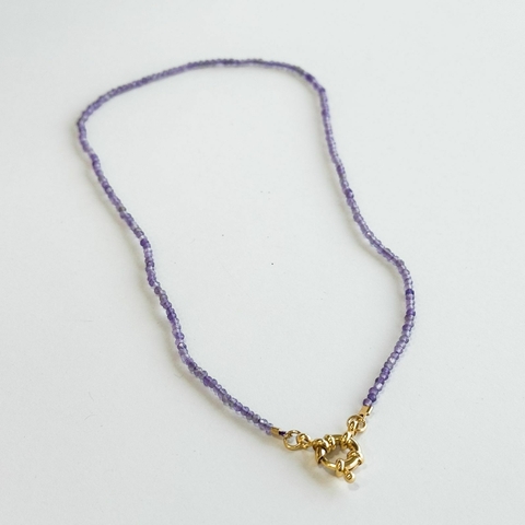 CHOKER MULTIFACETADA AMETISTA - comprar online